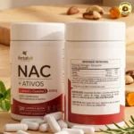 NAC 600mg 120 Cápsulas com Molibdênio e Selênio