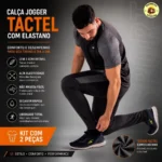 Kit 2 Calças Jogger Masculinas Tactel