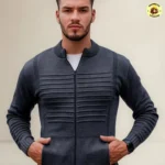 Jaqueta Masculina Blusa De Frio Zíper e Bolso
