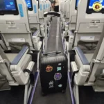 Mala de viagem 23kg média Swiss Move Preto