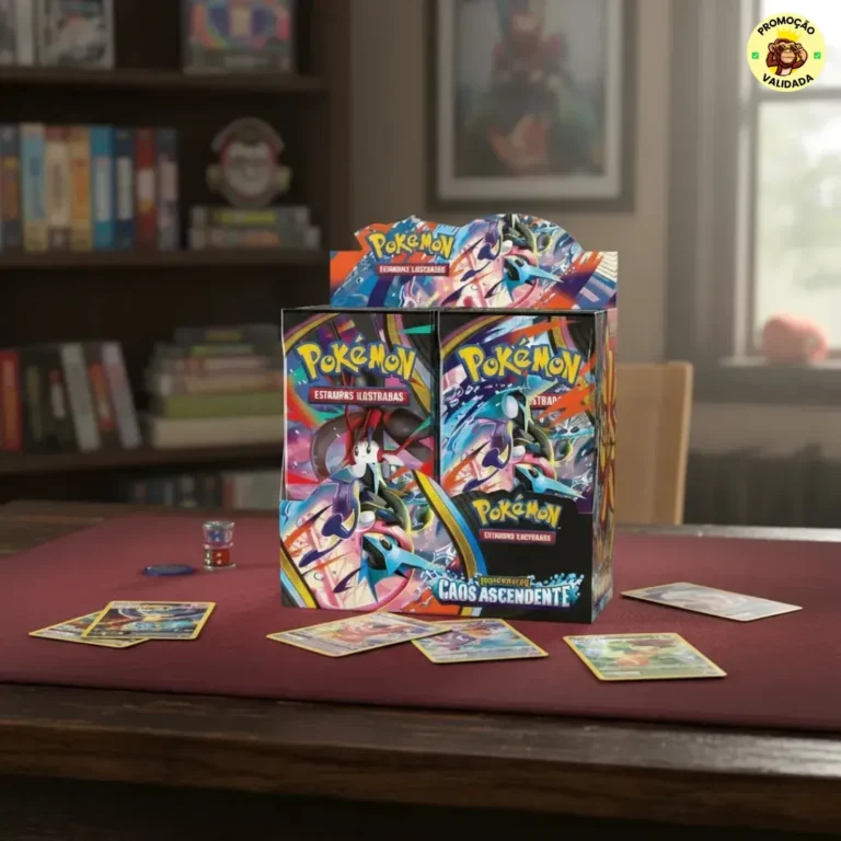 Display Box 216 Cartas Pokémon Copag Caos