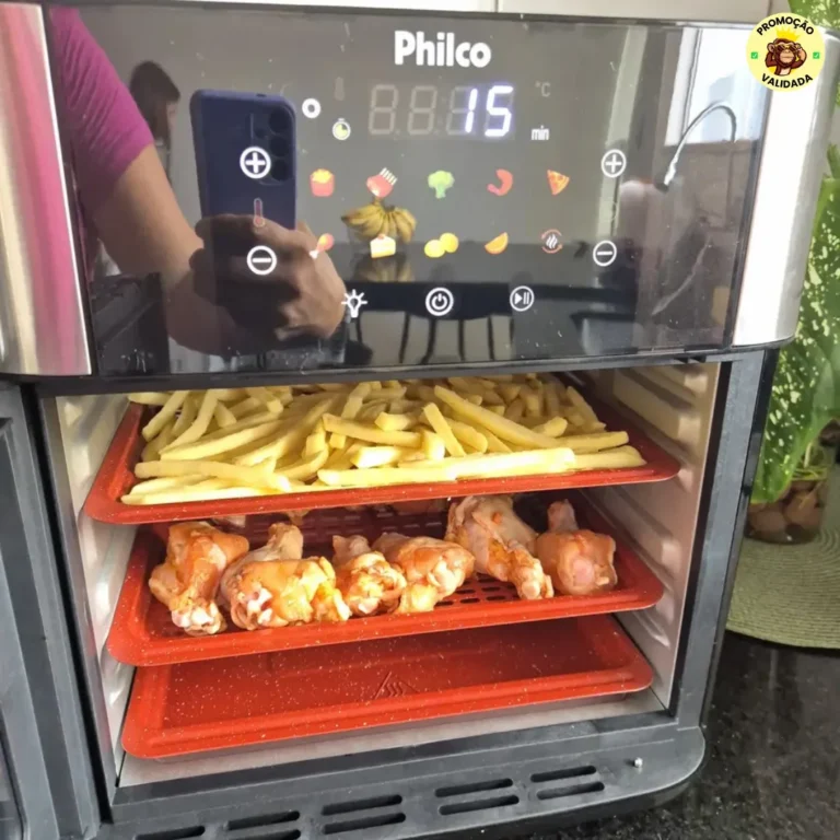 Fritadeira Philco PAF16A 4 em 1 Painel 16L