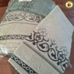 Kit 4 Toalhas Banho e Rosto 100% Algodão