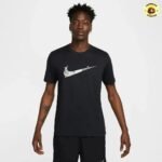Camiseta Nike Dri-Fit Masculina Preta e Branca