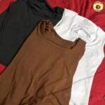 Kit 3 Blusas Regata Feminina Decote Quadrado