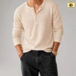 Camiseta Henley Slim Fit 5 Cores