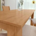 Conjunto Sala de Jantar 4 Cadeiras Amêndoa