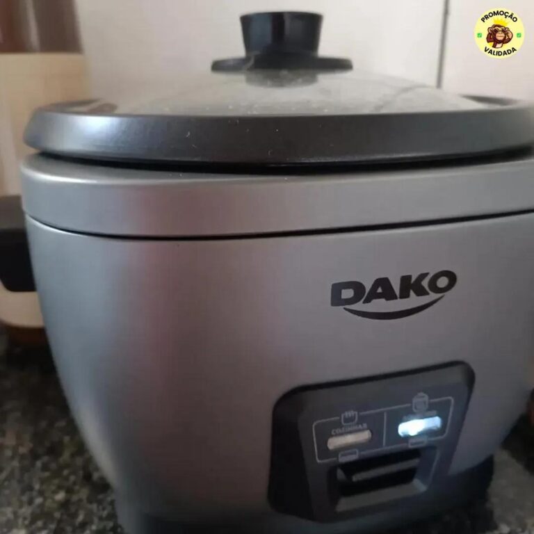 Panela de Arroz Elétrica Dako 700W 4L Cinza