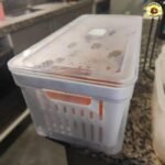 Organizador Geladeira 2,2L Cesto Drenagem