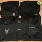 Kit 5 Peças All Black Dry Camisetas e Bermudas