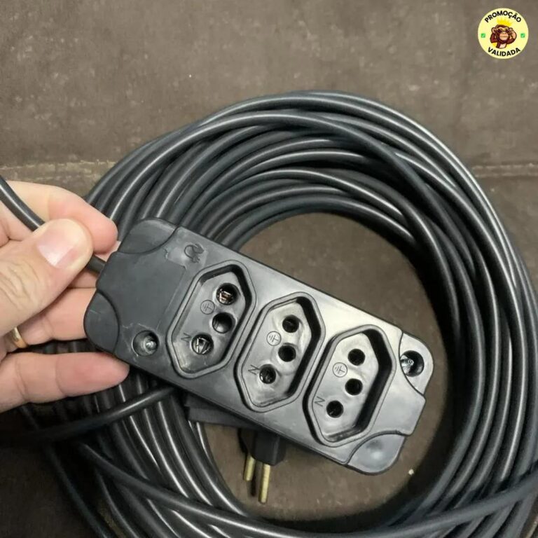 Extensão Elétrica 30m 3 Tomadas Reforçada
